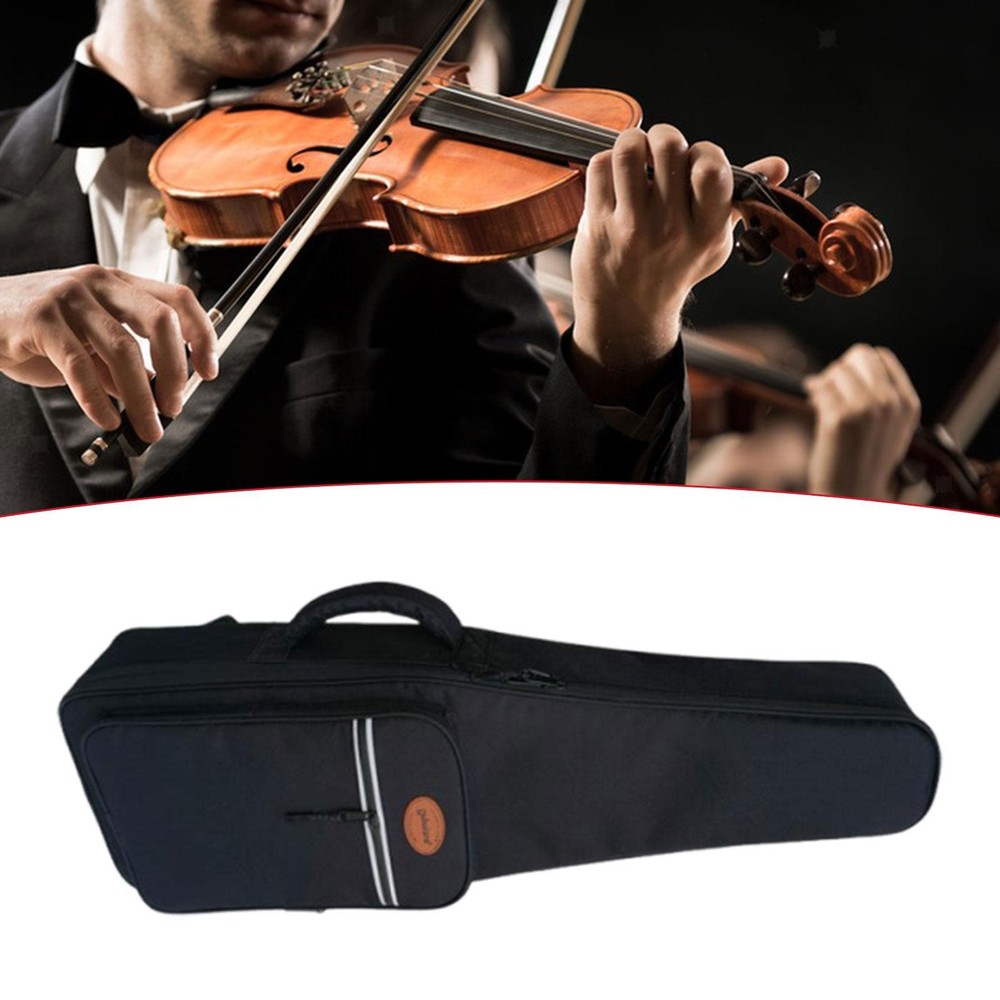 Violin Case,Musical Instrument Accessories Side Pocket,with Handle Double