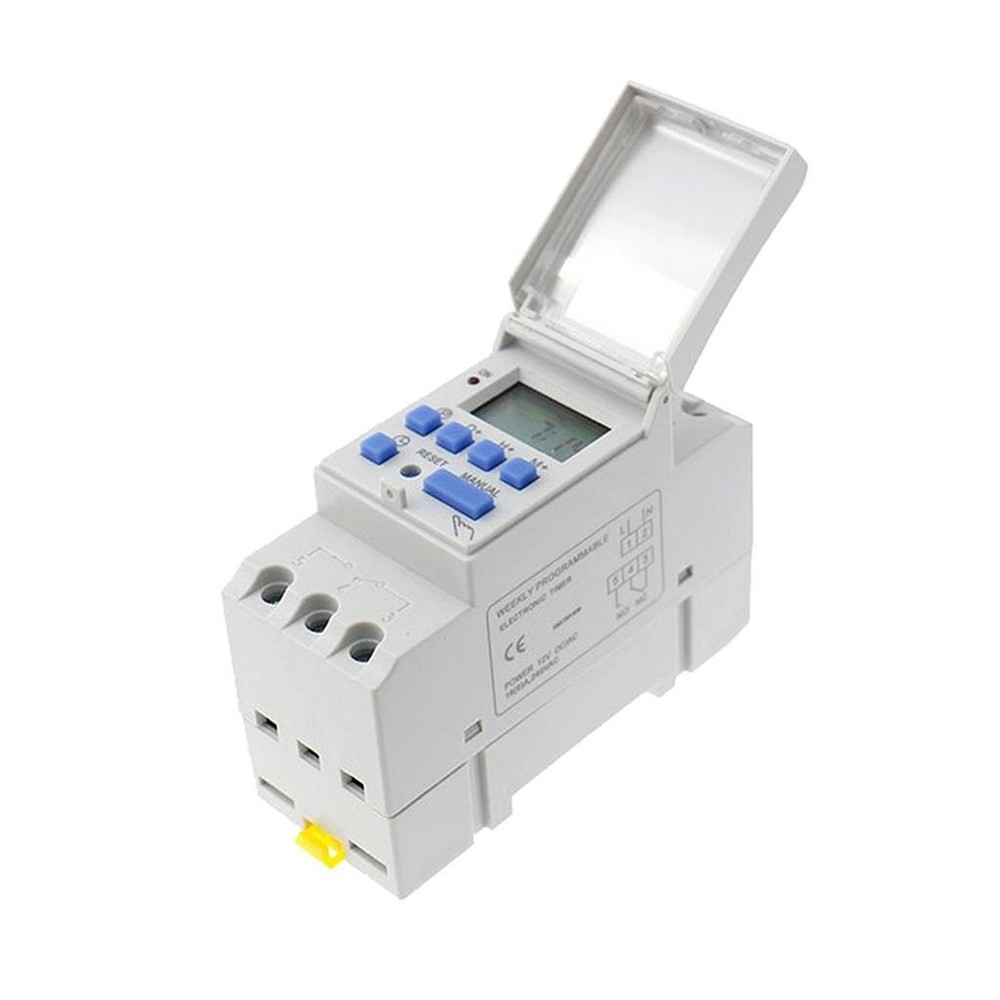 DC 12v din Rail Weekly LCD Switch Time Relay Switch