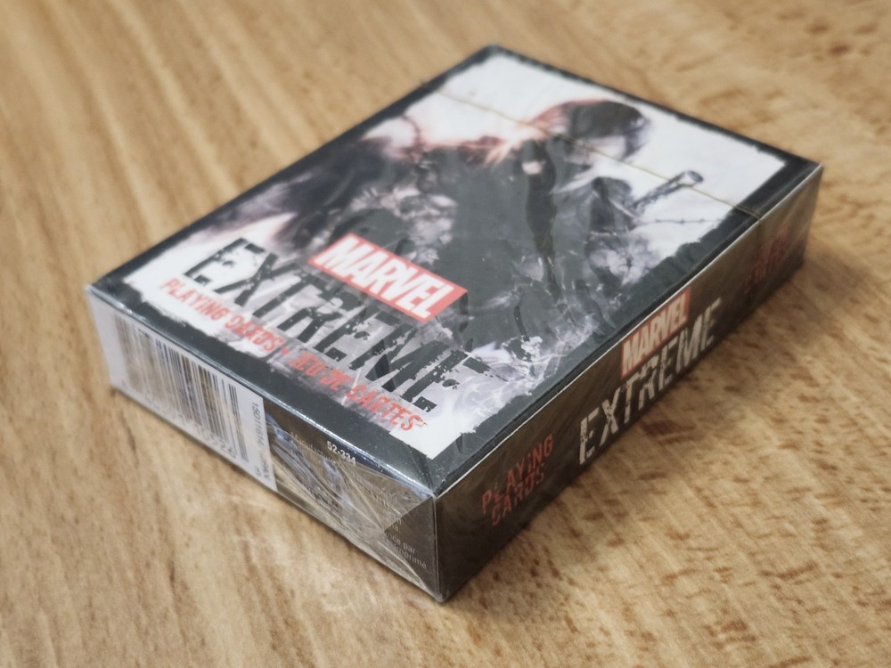 MARVEL Extreme Playing Cards Complete Deck Aquarius New Sealed