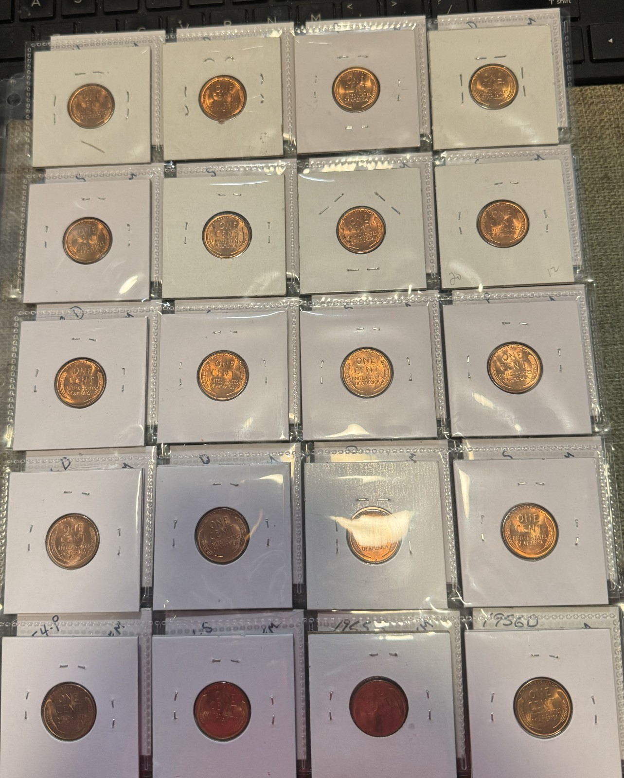 20 Lincoln Wheat Cents * Choice to Gem * Estate Purchase * Top Notch #40