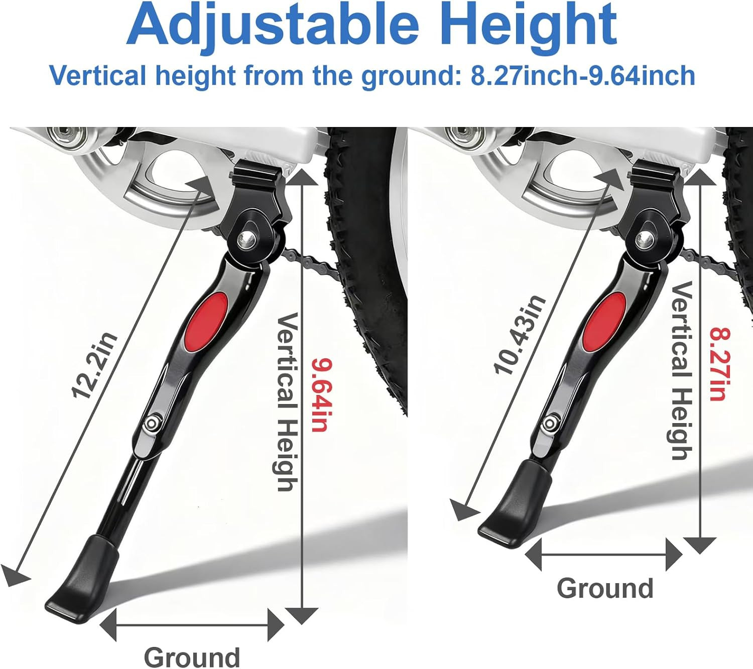 Kickstand for Kids Bike, Adjustable Premium Bike Kickstand for 16 18 20 Inch Whe