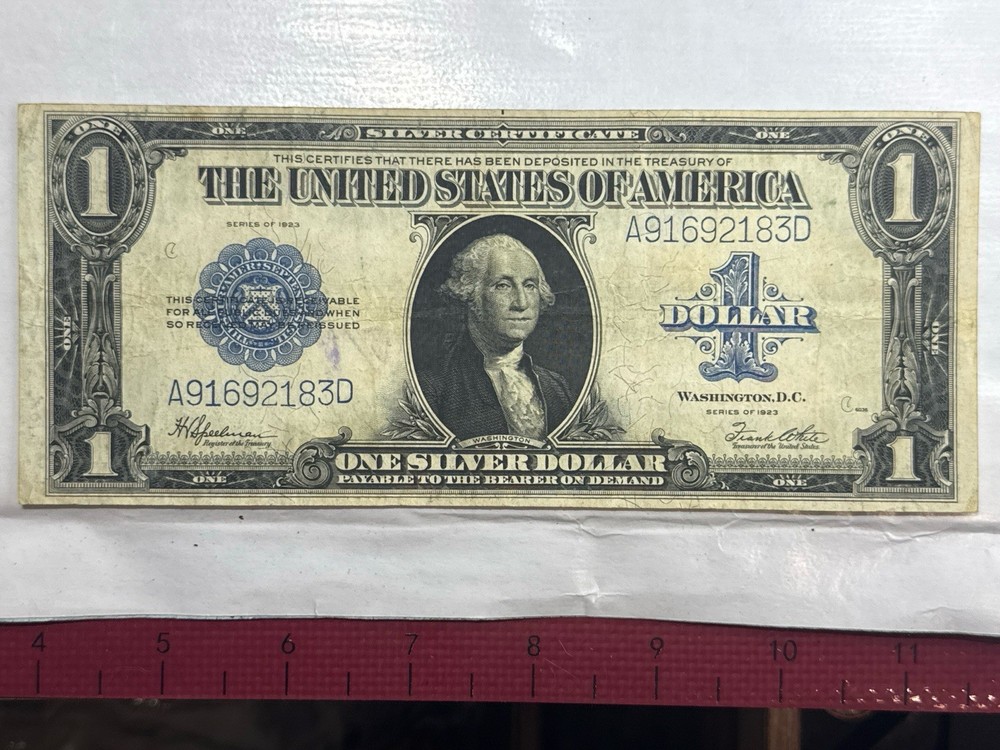 1923 $1 Silver Certificate – Large Size “Horseblanket”