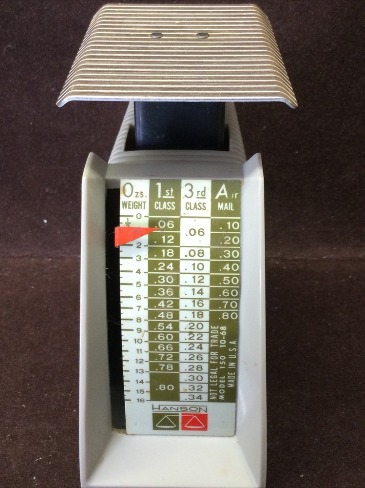 Hanson Vintage Mini Mail Postage Scale Model 150 10-68