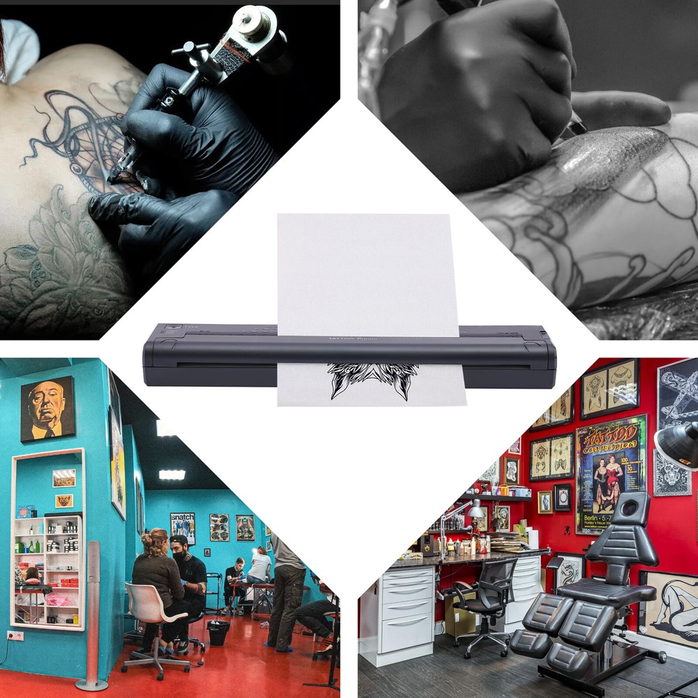 Tattoo Thermal Stencil Paper Printer TattooTransfer Copier Printer Machine USB