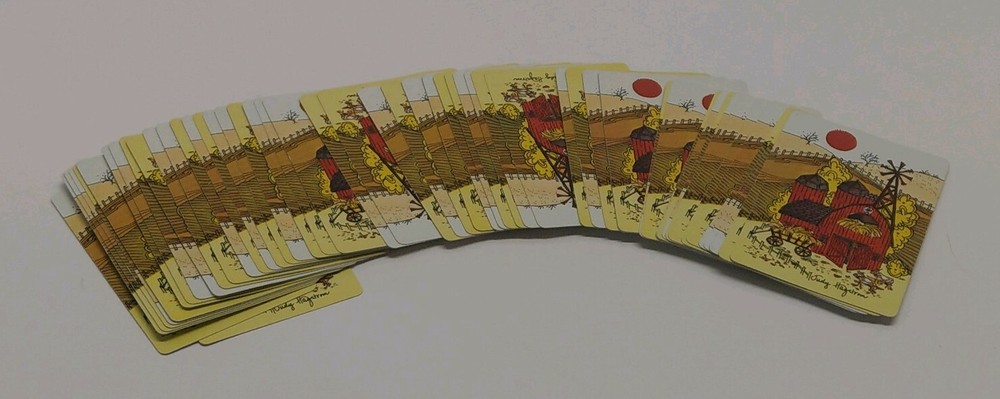 EUC Judy Hagstrom Playing Cards Complete Deck Farm Barn