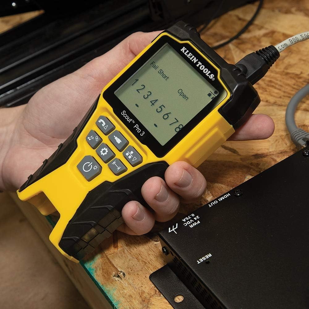 Klein Tools VDV501-851 Cable Tester with Backlit LCD Display