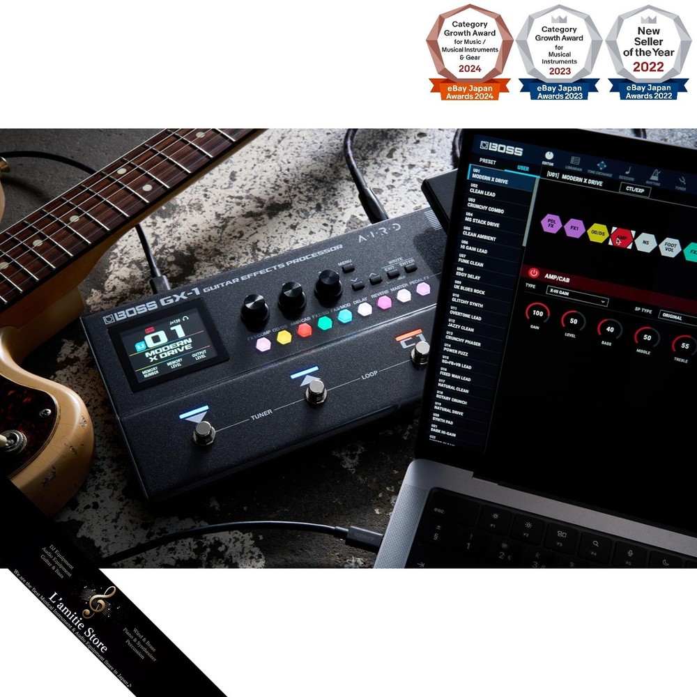 BOSS GX-1 Guitar Effects Processor Compact Powerful Multi Effecter GX1 AIRD JP