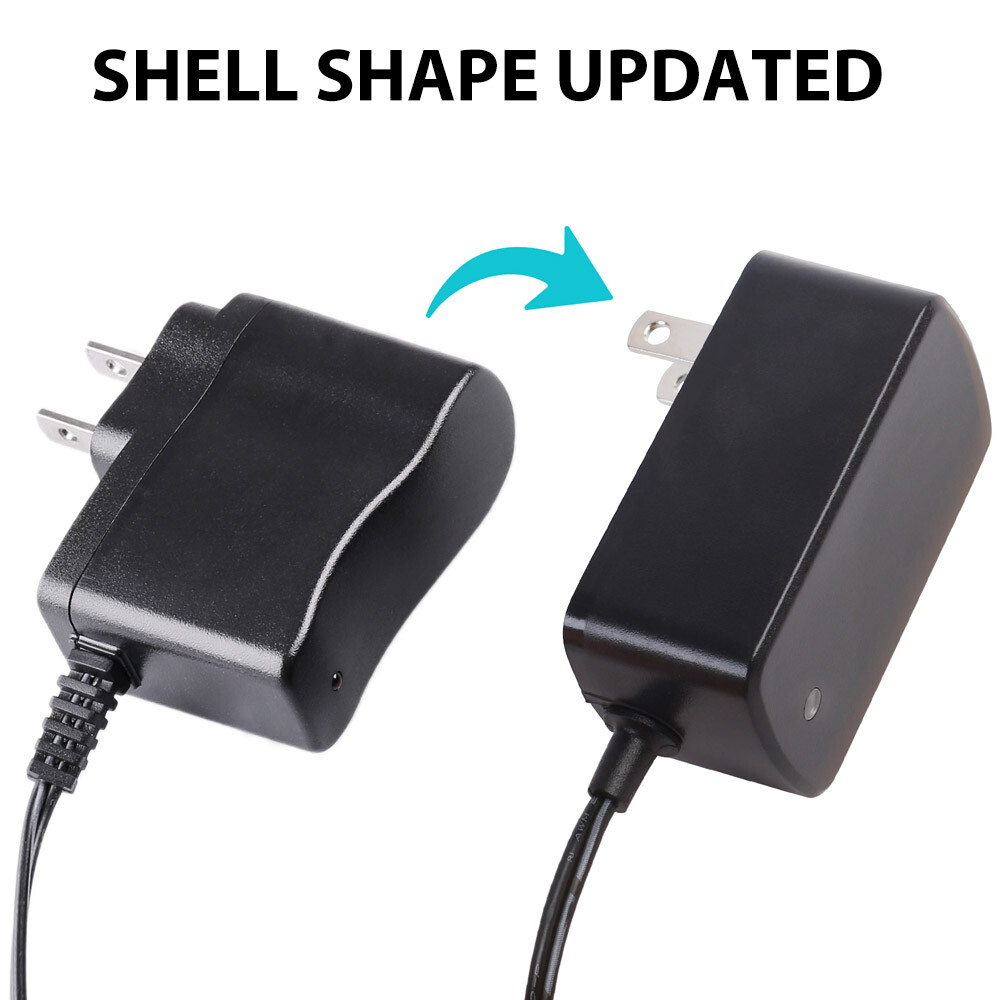 9V Power Supply Adapter for Guitar Effect Padals Tip Center Negative 5.5 x 2.1mm