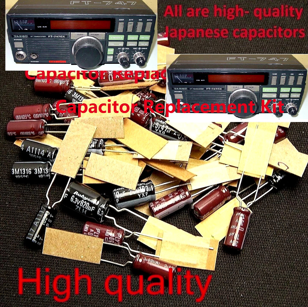 Yaesu FT-747GX HF Transceiver Capacitor Replacement Kit /High quality Capacitors