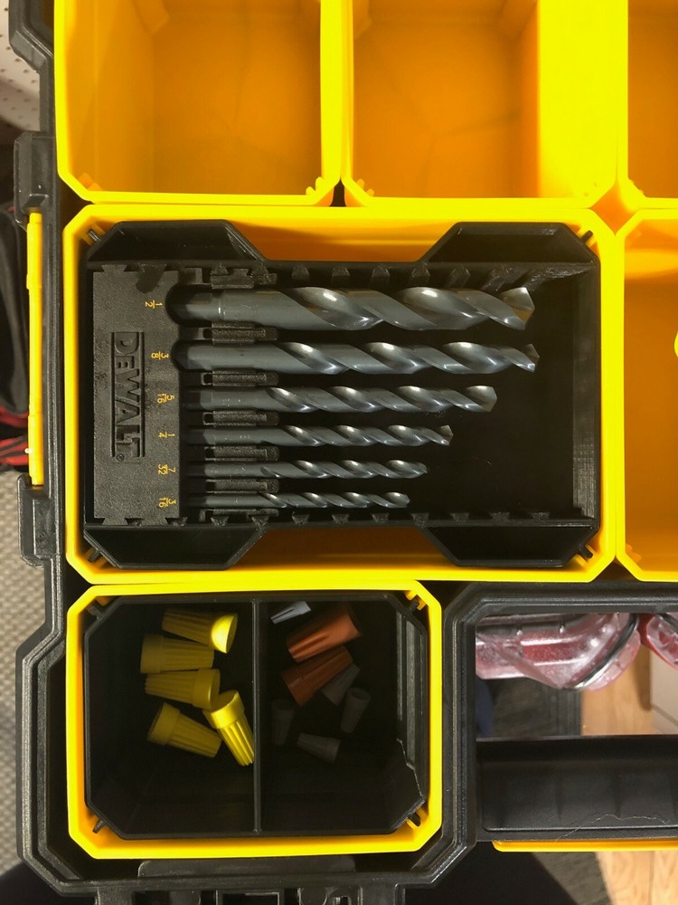 3D Printed Drill/driver Bin Inserts For Dewalt Tstak & Craftsman Versastak