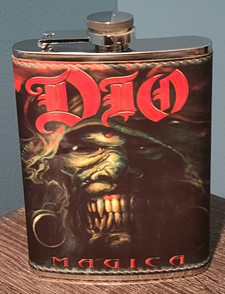 Dio: Holy Diver 8 oz flask custom made NEW