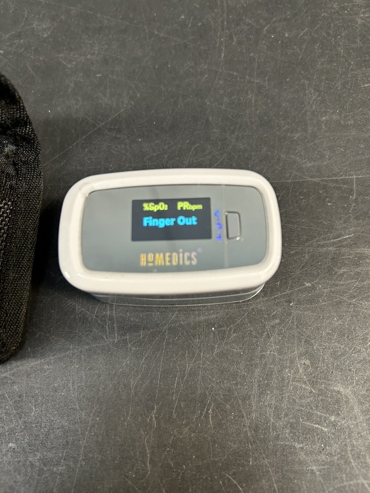 Homedics Pulse Oximeter - Tested With Case