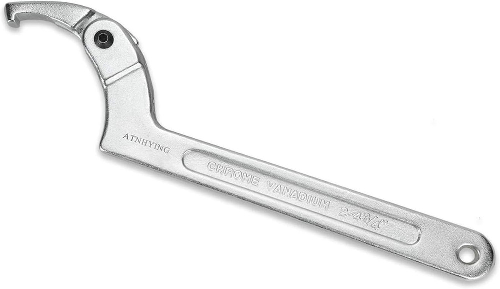 4 Pcs Spanner Wrench Set, Adjustable C Pin Spanner Hook Wrench Tool for Machine