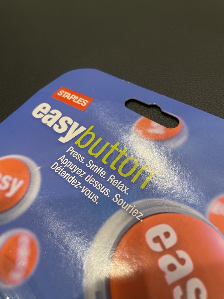 Staples That Was Easy Button Brand New