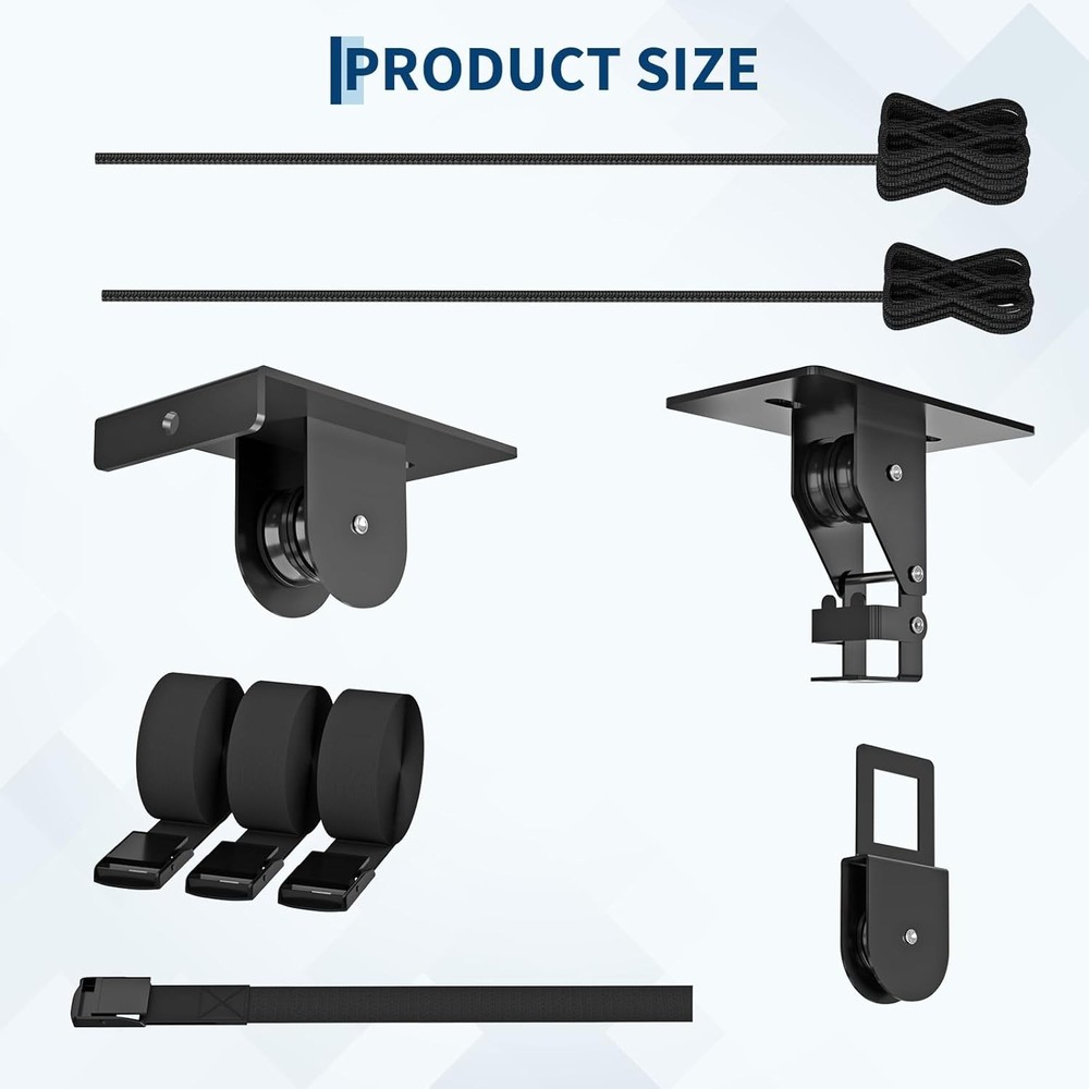Cargo Box Ceiling Hoist for Rooftop Cargo Boxes for 10–14ft Garage Ceiling