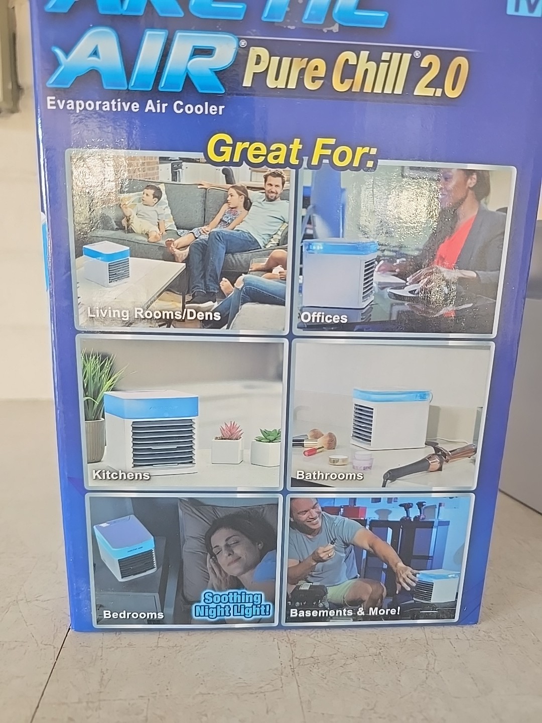 Arctic Air Pure Chill 2.0, Personal Space Cooler, Evaporative Air Chiller