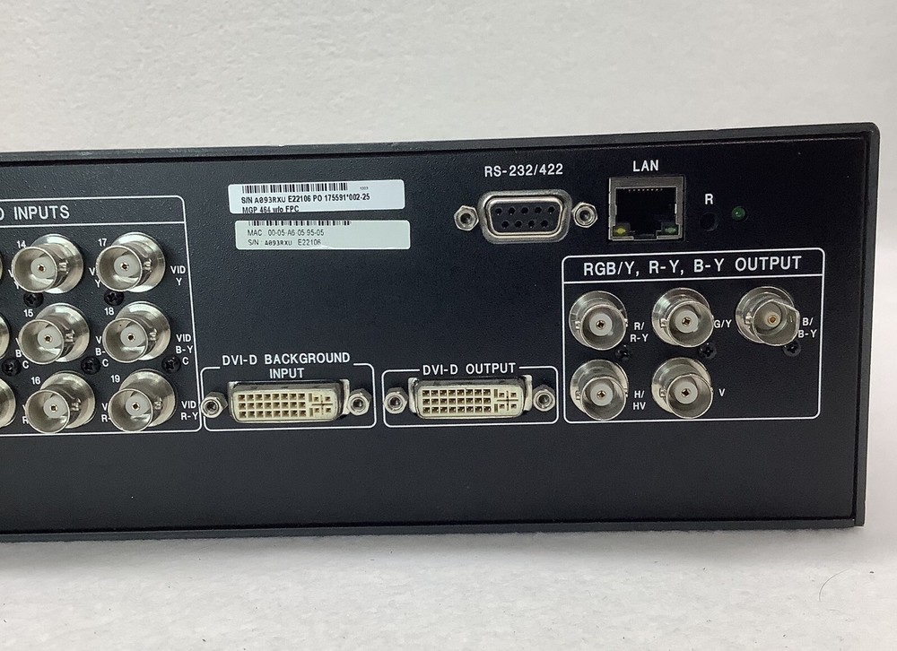 Extron MGP 464W Multi-Graphic Processor w/Rackmount Ears No Power Cord