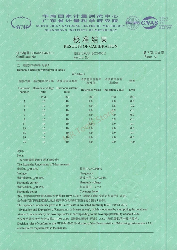 UNI-T UT285C Three Phase Power Quality Analyzer TRMS 1000A Current Clamp THD DPF