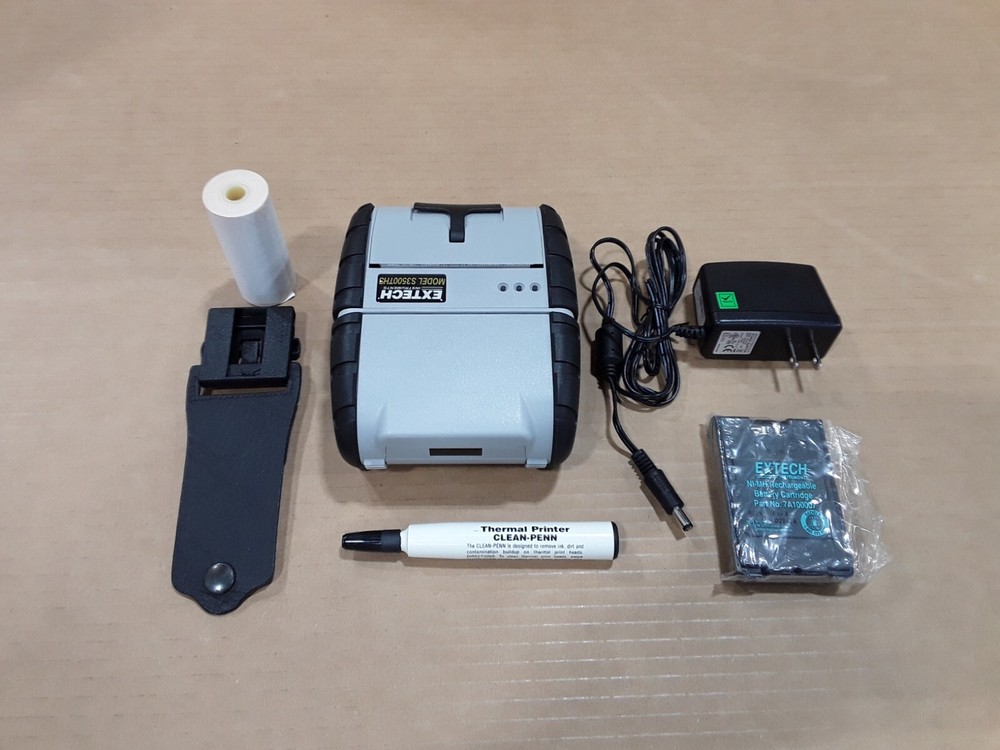 EXTECH S3500THS - 3” Wireless Thermal Printer w/Power Supply