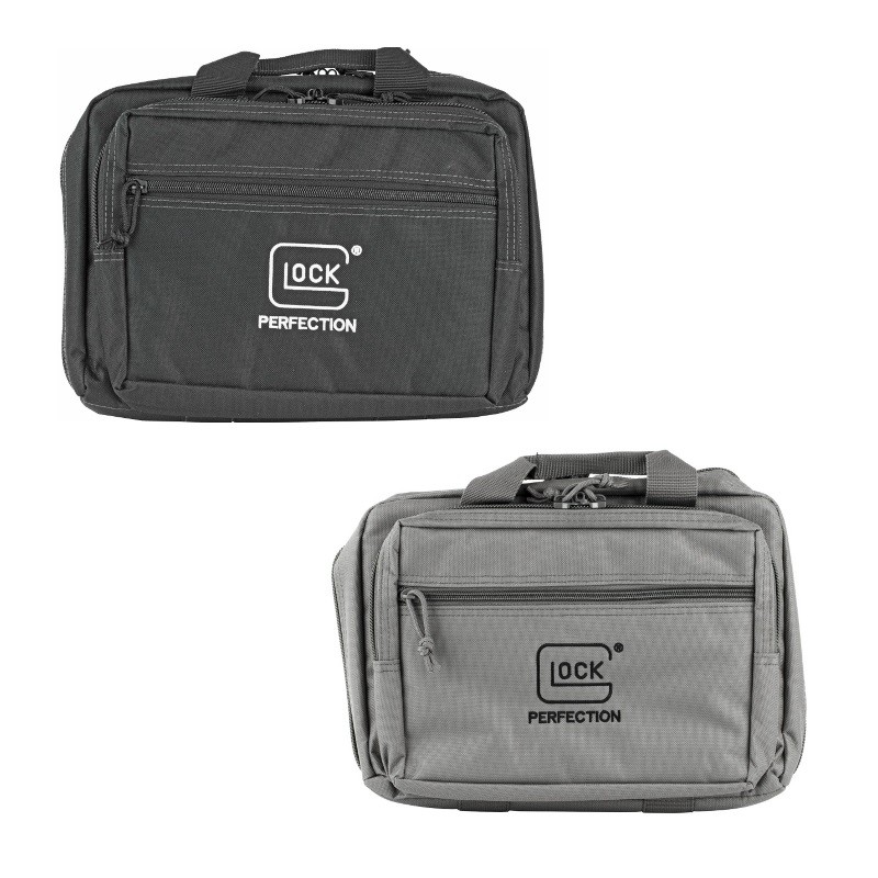 Glock OEM Double Pistol Range Bag w/ Carry Handle Dual Padded Handgun Case