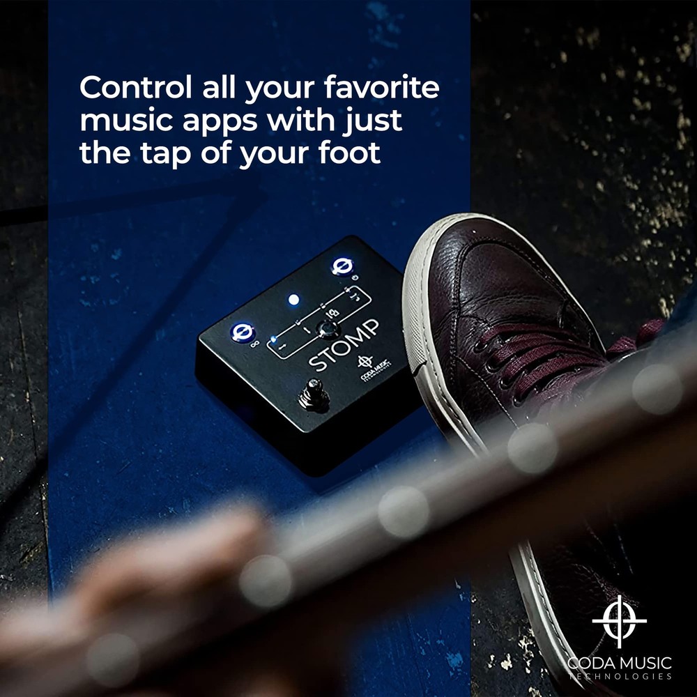 Bluetooth Page Turner Pedal for iPad, Tablets, iPhone, Android HandsFree