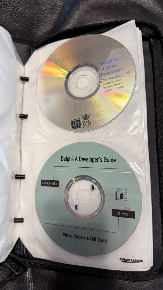 Vintage Software CD Lot Delphi Windows 95 Visual Studio SQL 90s