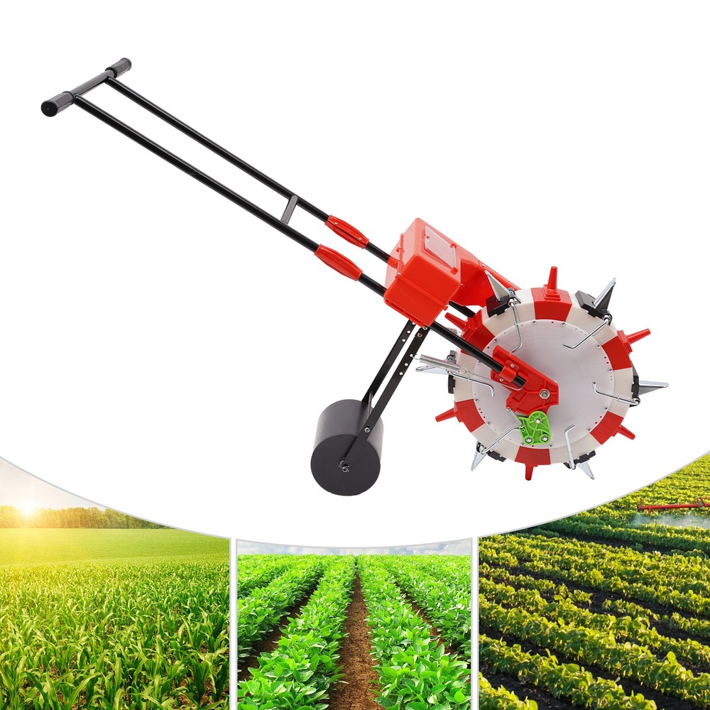 Hand-Push Roller Seeder Precision Manual Seeder Garden Seed Planter Spreader