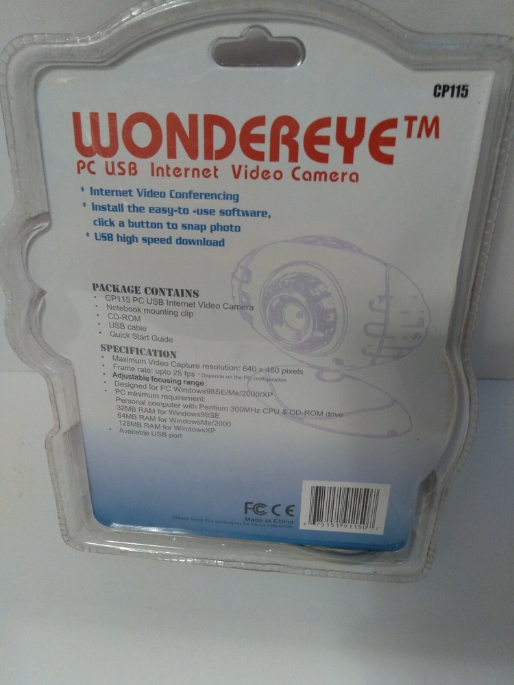 Wondereye PC USB Internet Video Camera