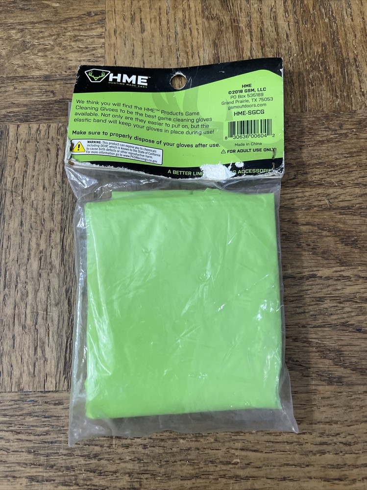 HME Game Cleaning Gloves Disposable