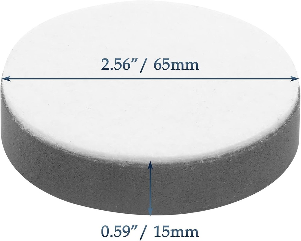8 Pcs Self-Adhesive Furniture Bed Risers, Round Table Risers Adds 1/2" Height...