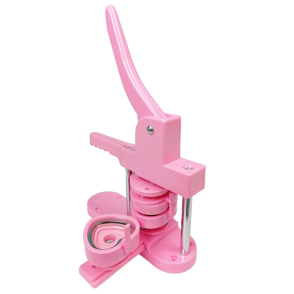 Heart-Shaped Button Maker Machine, DIY Pin Button Maker Press Machine Kit