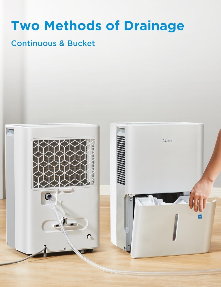 Midea 4,500 Sq. Ft.Dehumidifier (White)