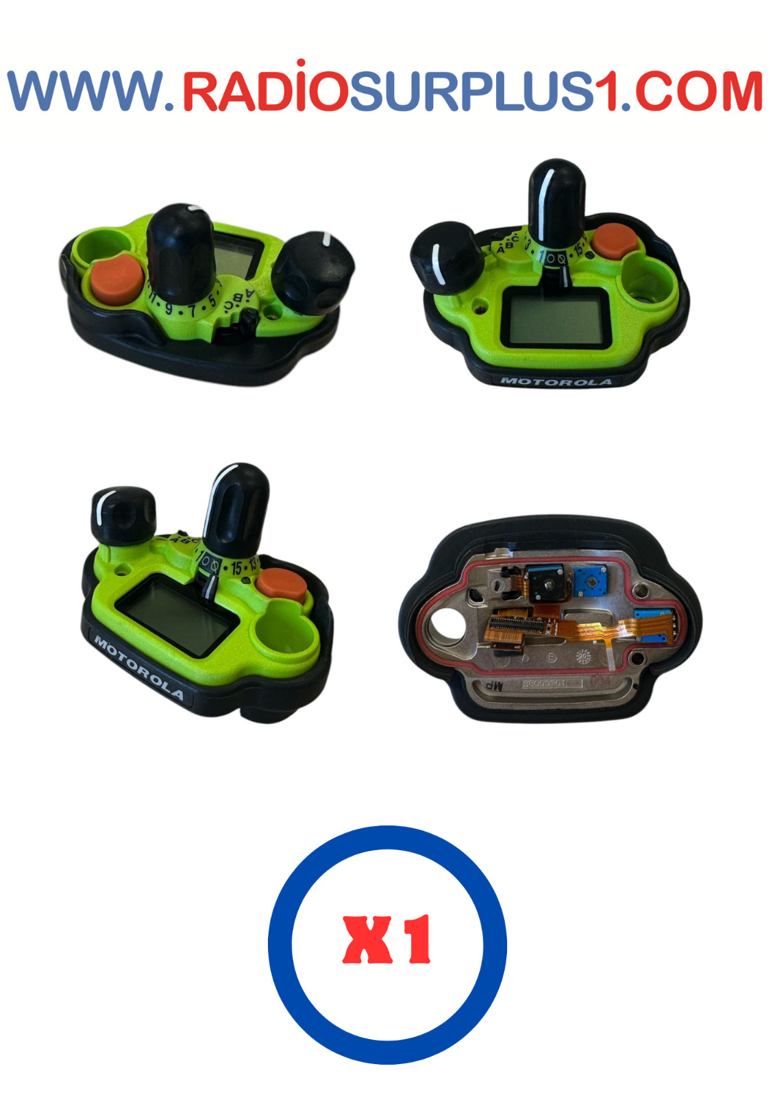 1 x Motorola APX6000XE Green Top Control Module Only - 1009506009 GREEN