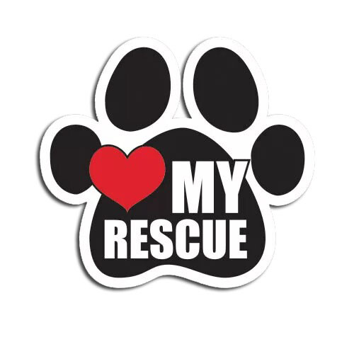 Heart My Rescue Sticker