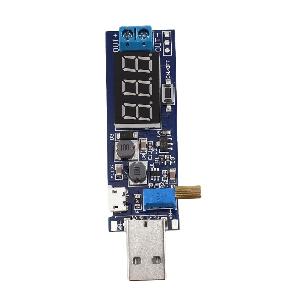 USB Boost Power Regulator Module 5V Input Adjustable Voltage Output Desktop