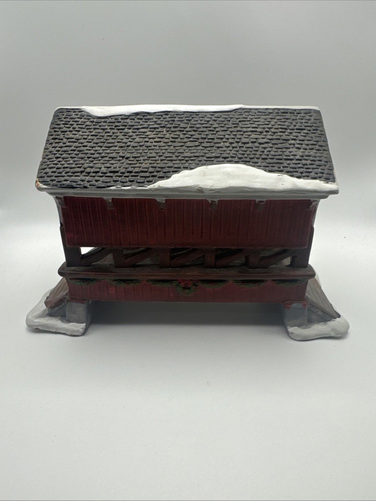 Christmas Villiage Covered Bridge