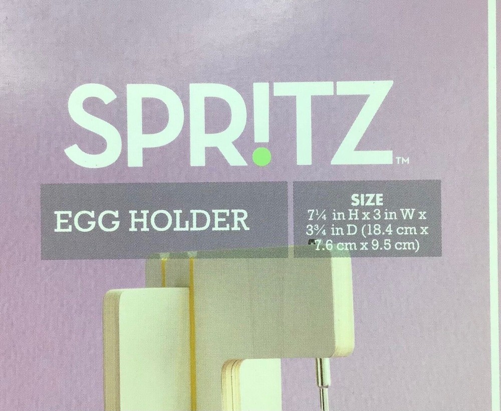 Kids' Spritz Wooden Egg Holder For Crafts Easter Spring DIY Projects BOX DAMAGE