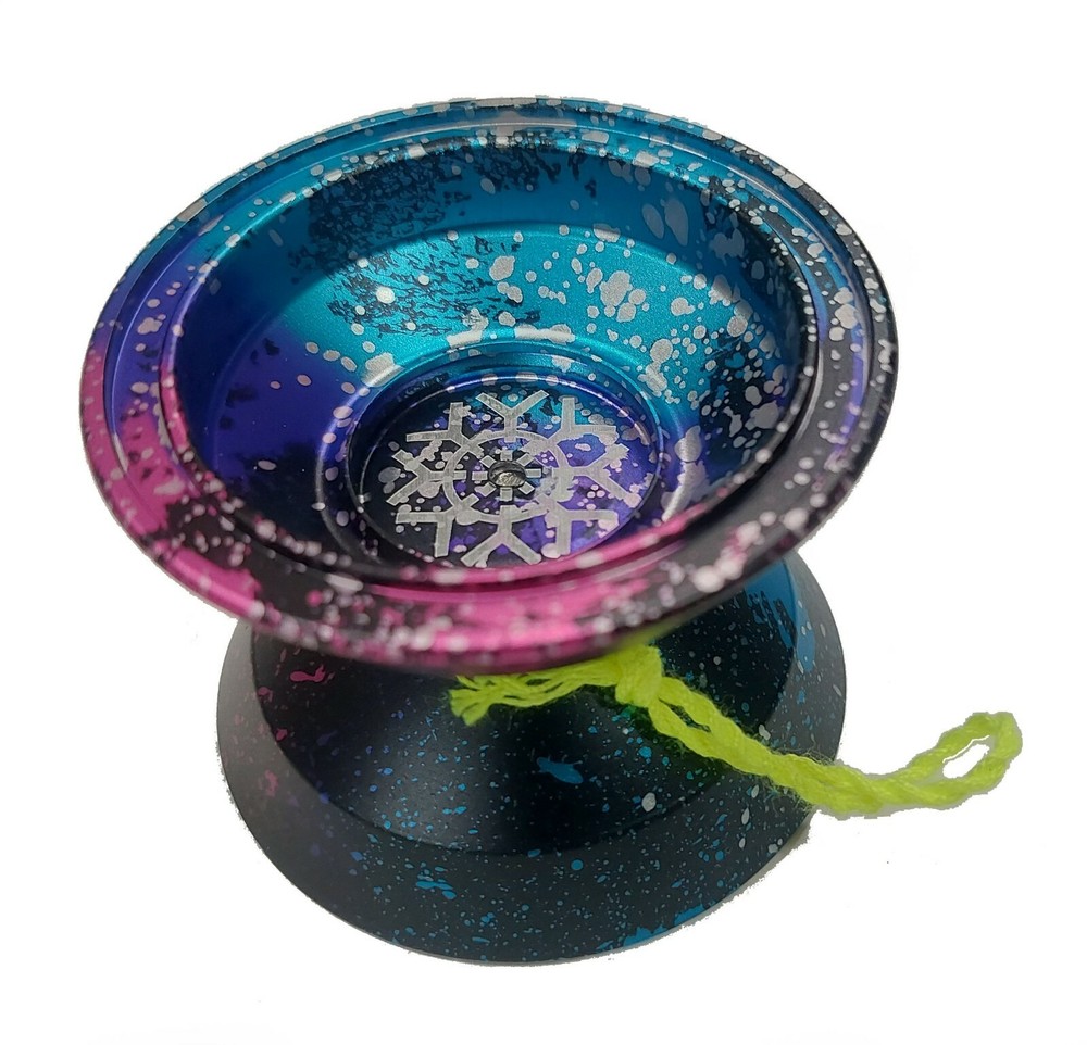 Acid Unresponsive Professional Trick String Magic YoYo Anodized Metal GALAXY