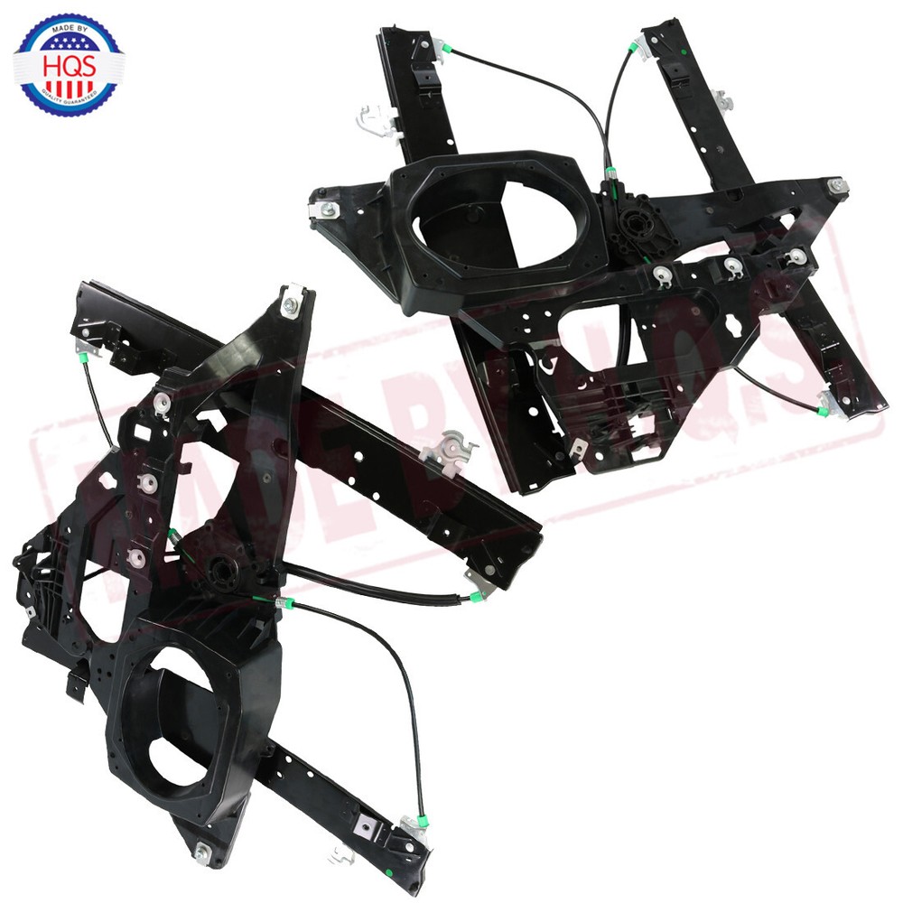 Pair Front Left & Right Window Regulator For Ford Expedition Lincoln Navigator