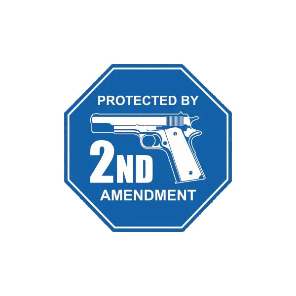 Protected by 2nd Amendment Sticker
