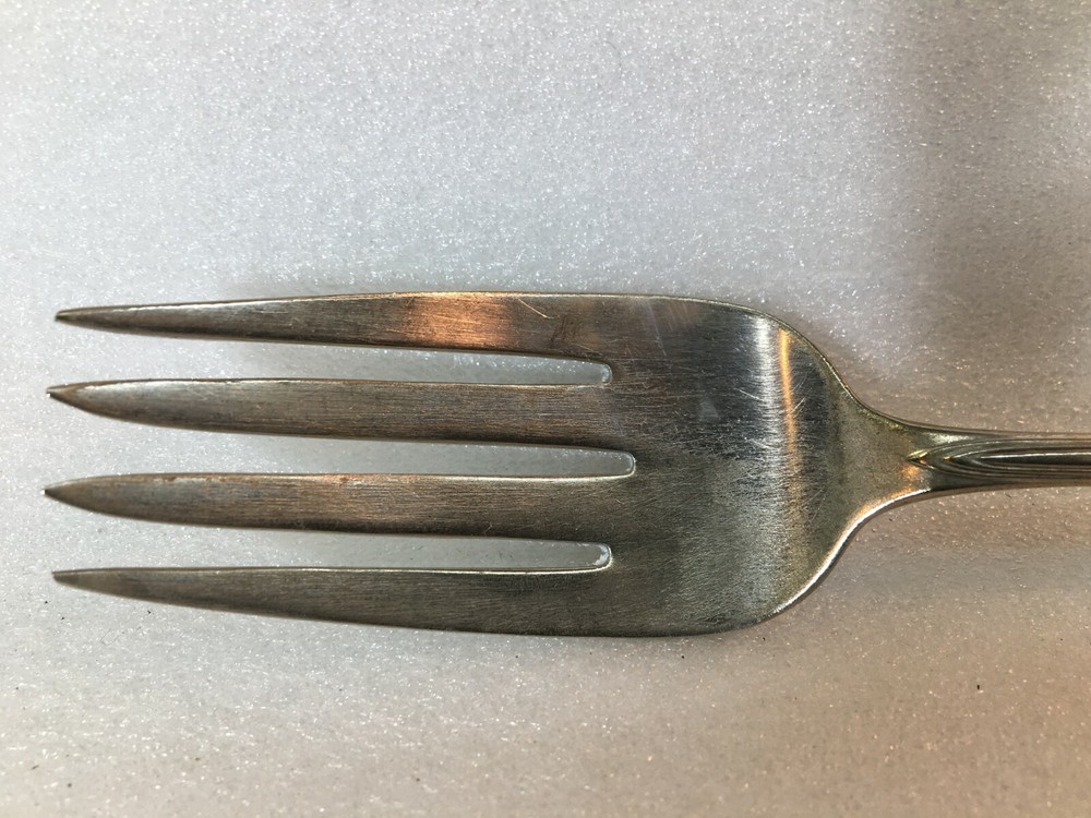 Antique 1938 Vogue Silver Plate Serving Fork