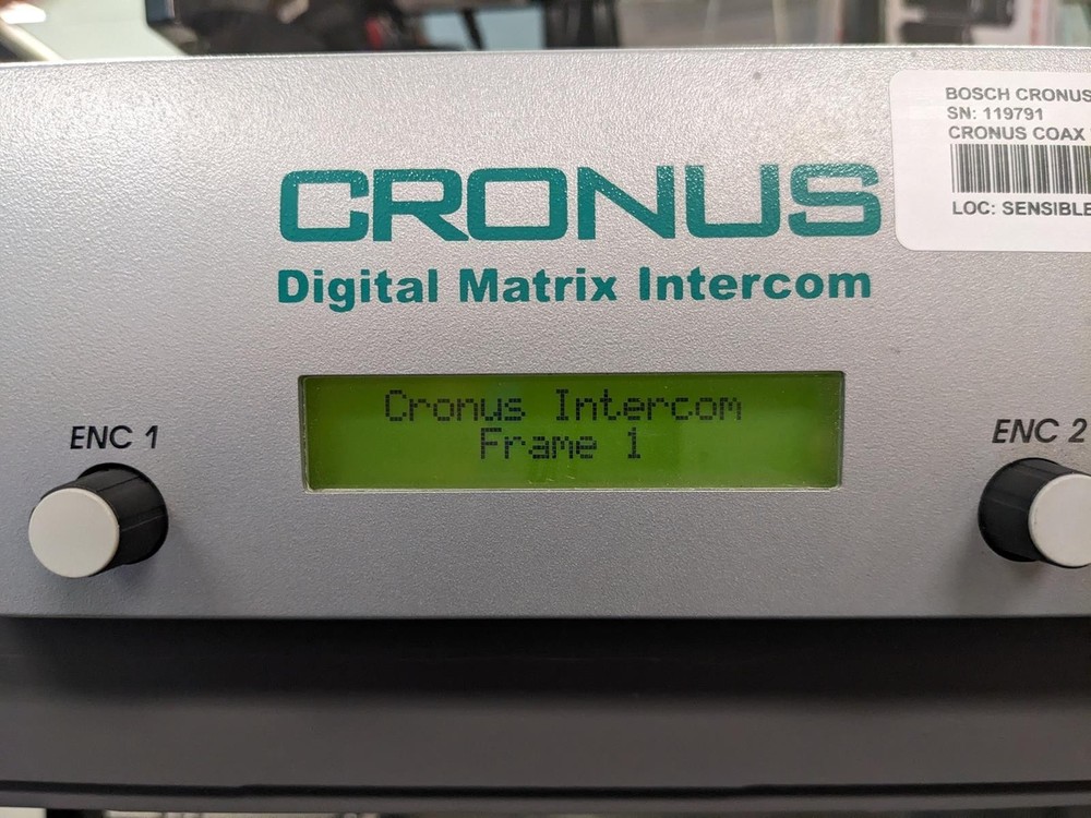 BOSCH RTS CRONUS COAX USA DIGITAL MATRIX 32-PORT INTERCOM