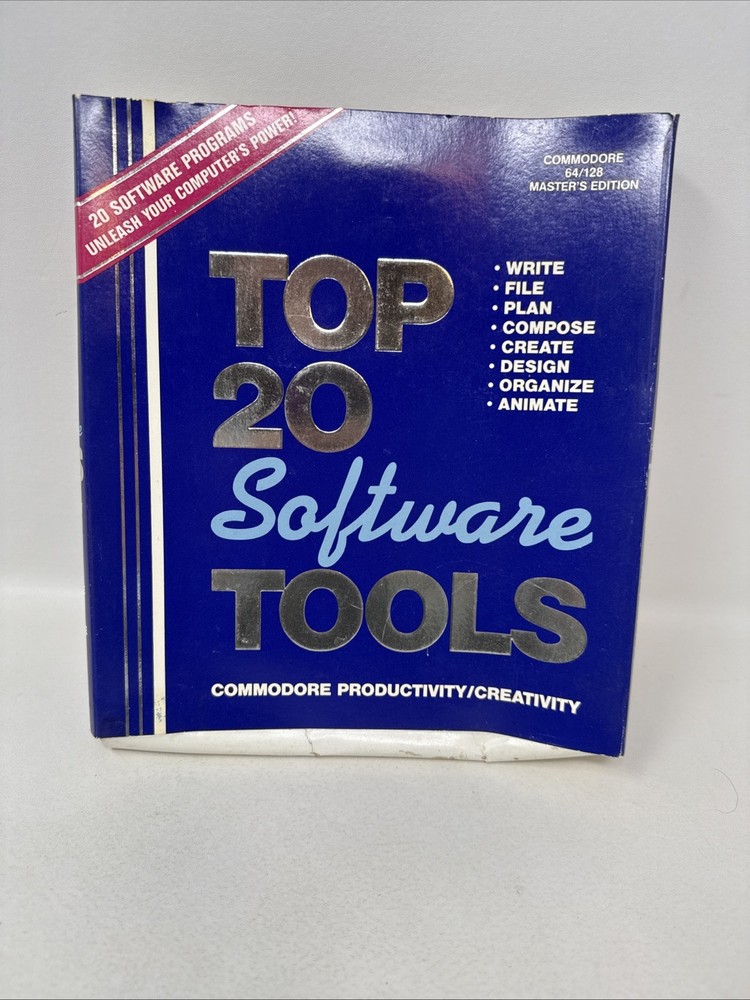 Commodore 64 Software Lot GEOS 2.0 Turtle Graphics II Manuals Untested