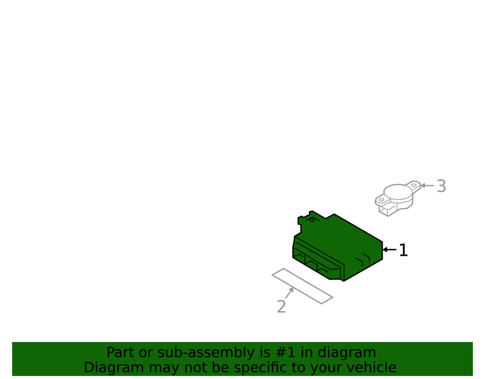 Genuine Audi Control Module 5QA-919-294-G