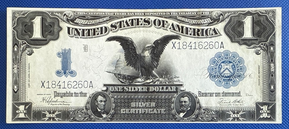 United States 1899 $1 Silver Certificate Bald  Eagle Note Crisp Condition