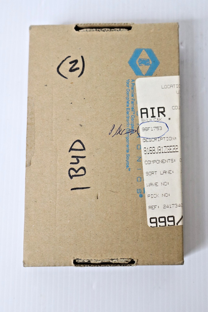 C&K 8168J81ZGE22 Pushbutton Switch 96F1753 (2 Included)