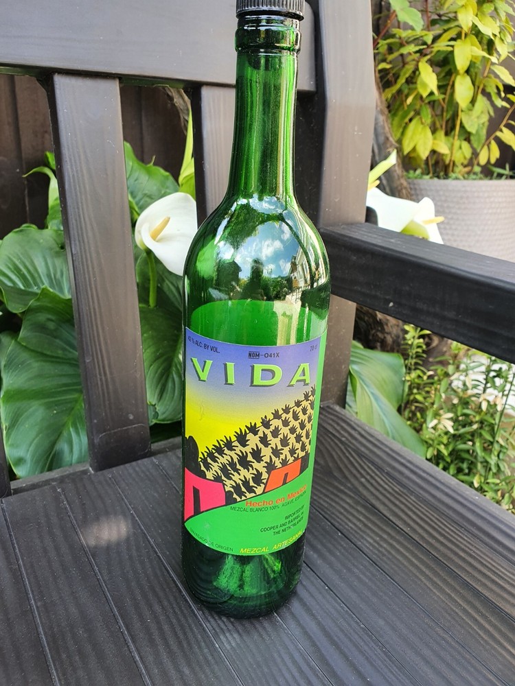 Vida Mezcal Empty Bottle Craft Upcycling