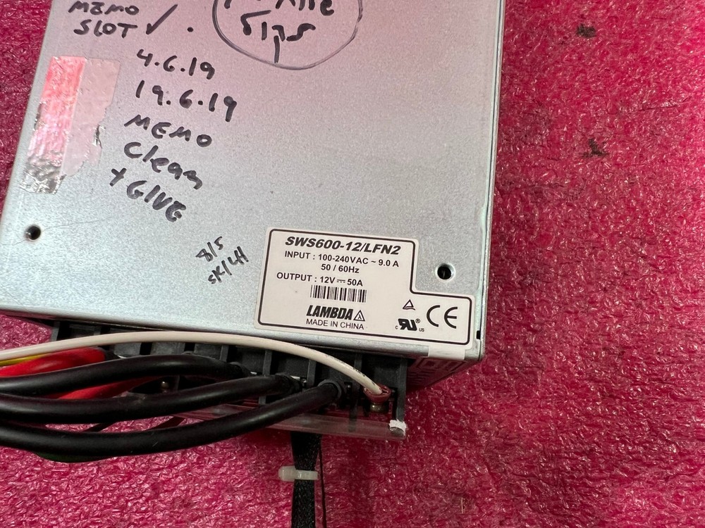 Agilent 16802A Logic Analyzer Power Supply SWS600-12/LFN2 LAMBDA