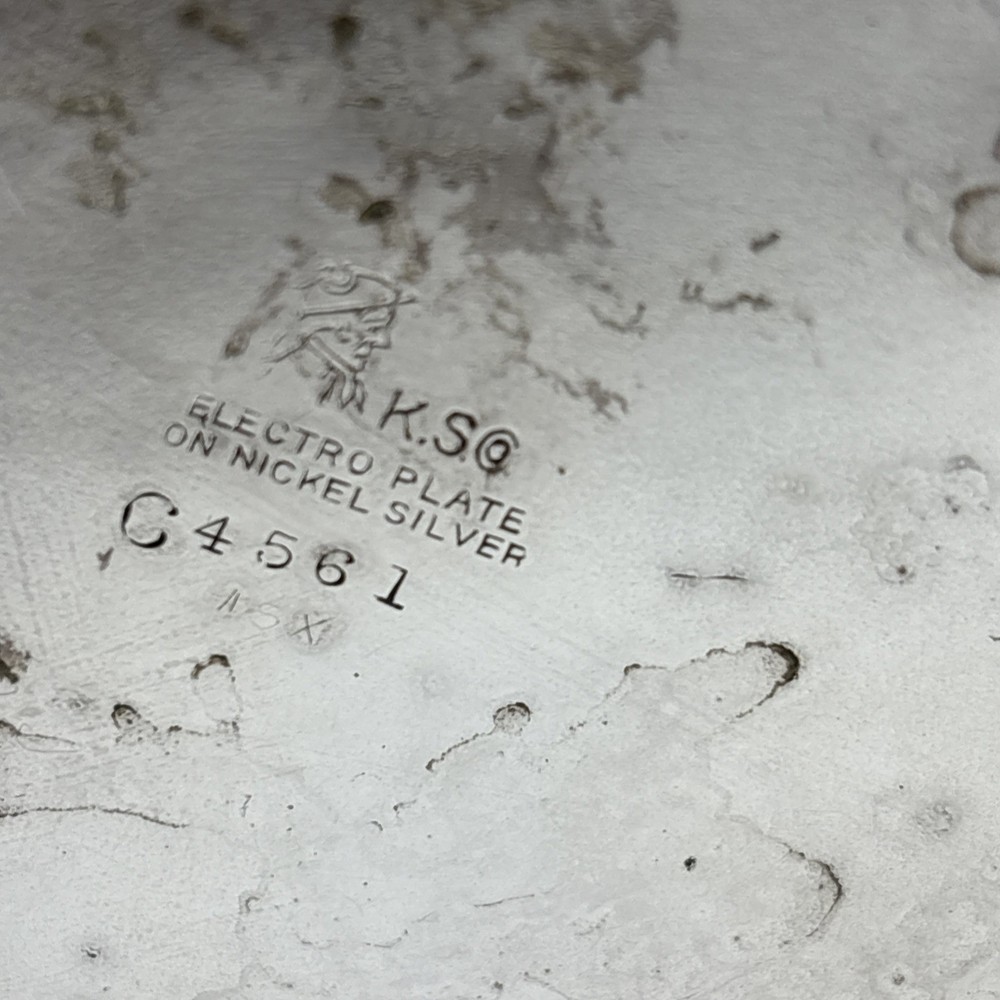 Vintage K.S. Electroplate On Nickel Silver Water Pitcher