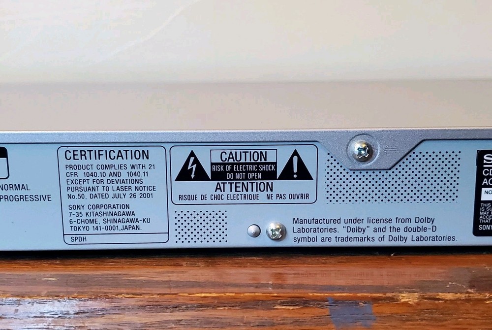 Sony DVD Player DVP-NS575p CD/DVD Player/Rewriter with Remote - EUC - TESTED